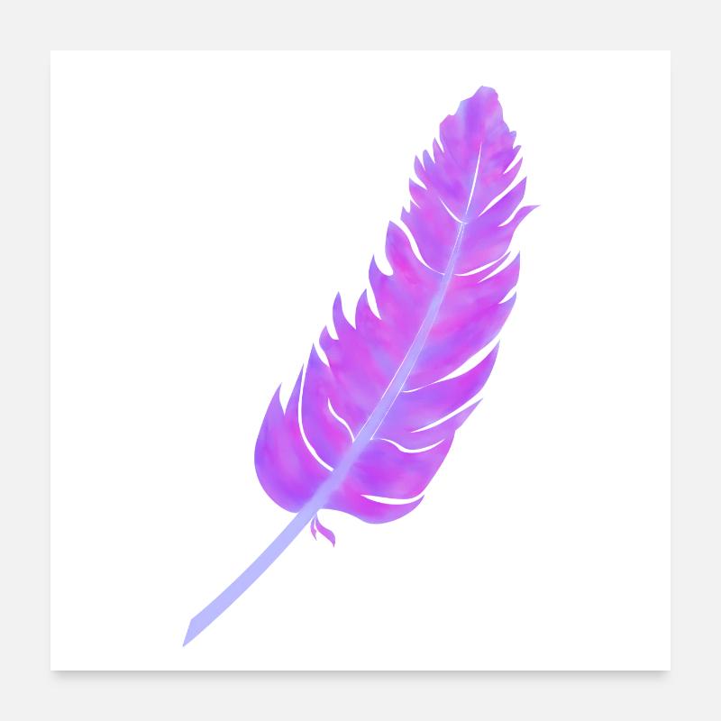 feather Poster 24" x 24" (60x60 cm)