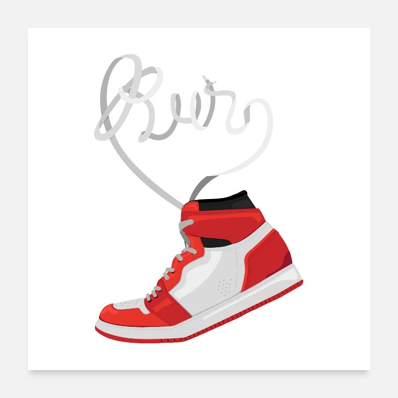 Courir Poster 60 x 60 cm