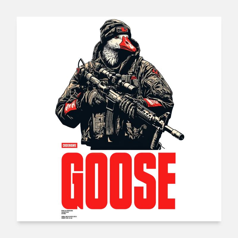 Nom de code Goose Poster 60 x 60 cm