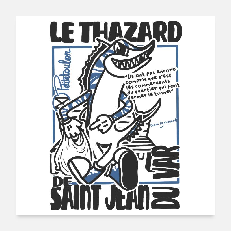 Thazard de Saint Jean du Var Poster 60 x 60 cm