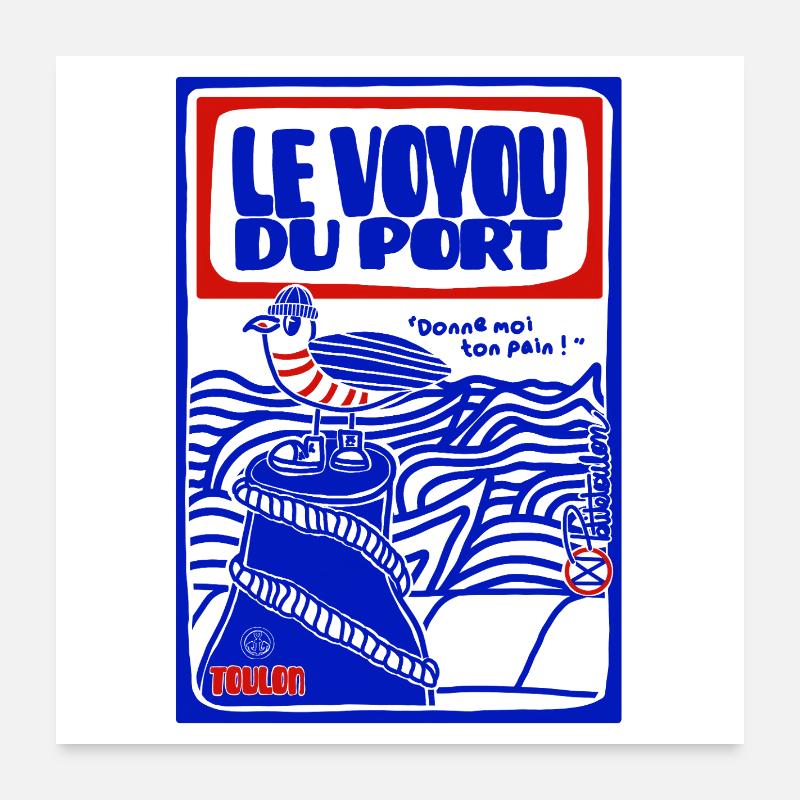 Der Port Rogue Poster 60x60 cm