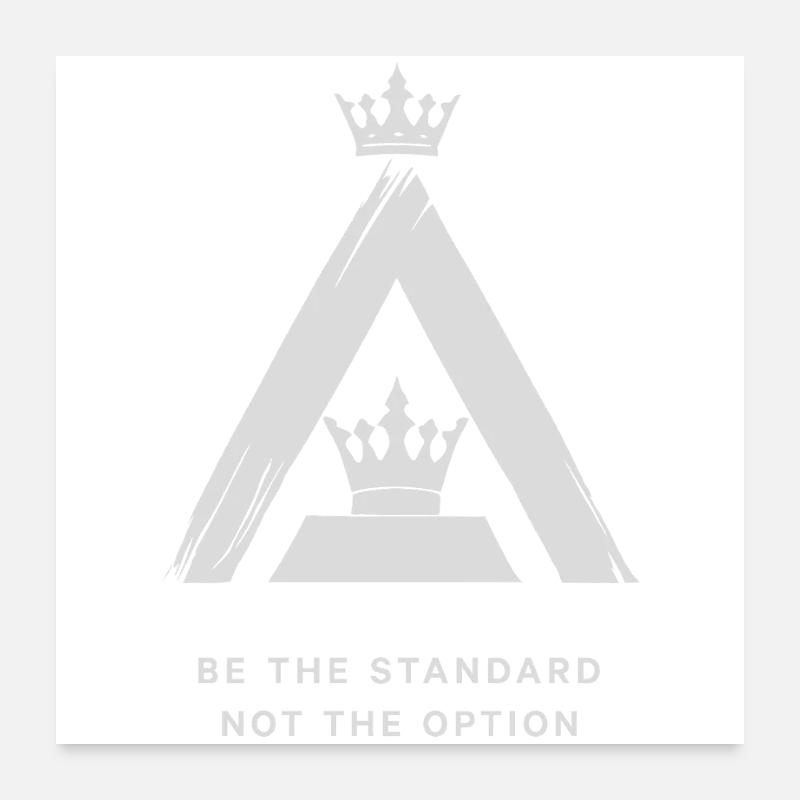 Couronne standard : Un plomb par l’exemple Poster 60 x 60 cm