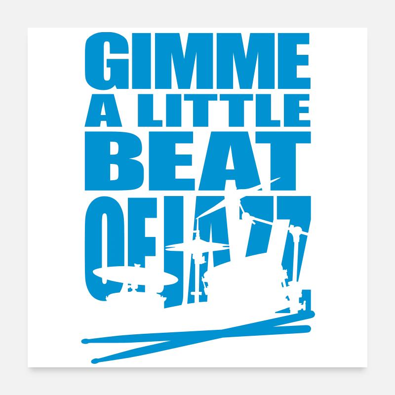 Gimme Jazz Poster 24" x 24" (60x60 cm)