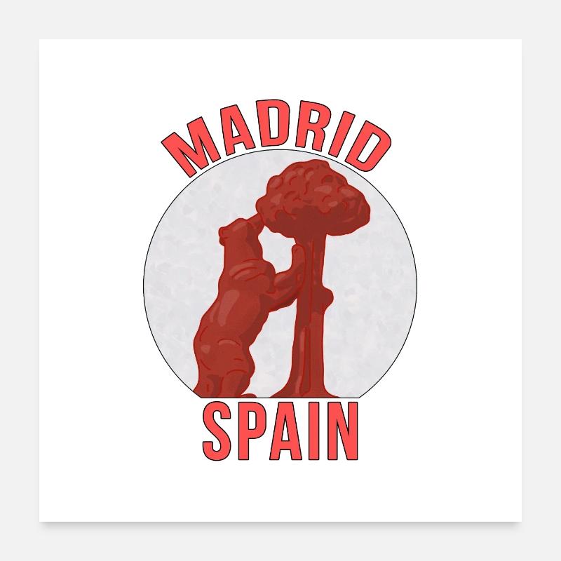 Madrid Spain Poster 24" x 24" (60x60 cm)