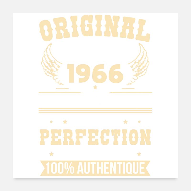1966 – Unique example – Premium quality Poster 24" x 24" (60x60 cm)