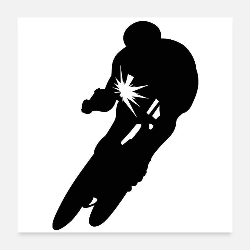 rennrad Poster 60 x 60 cm