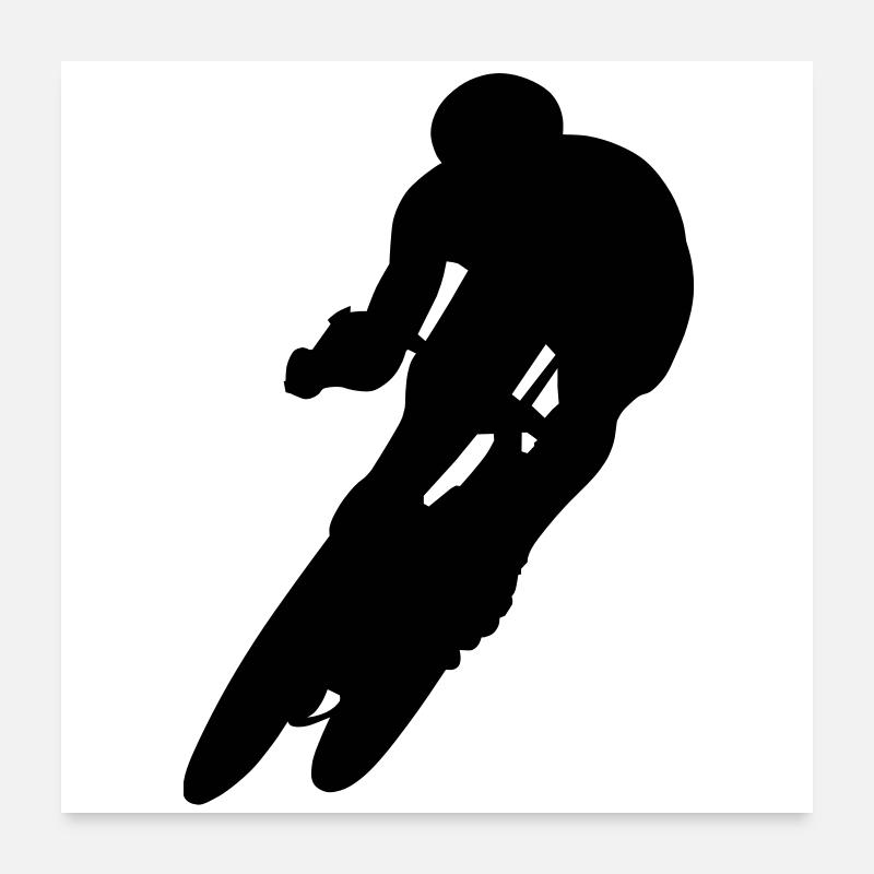 Rennrad Poster 60x60 cm