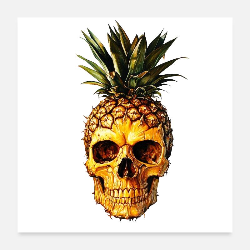 Skullanas Poster 60 x 60 cm