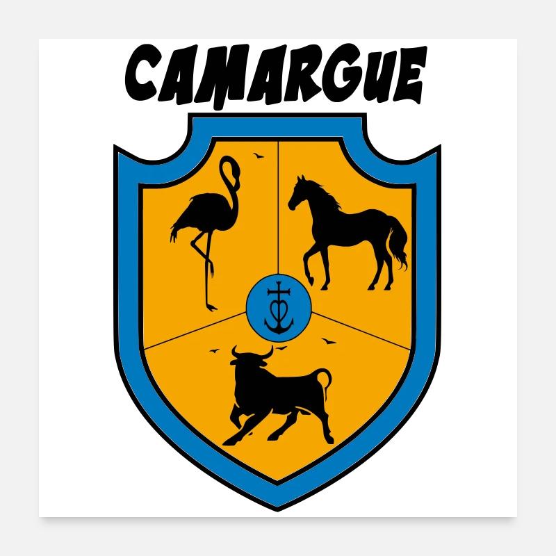 Camargue Poster 60 x 60 cm