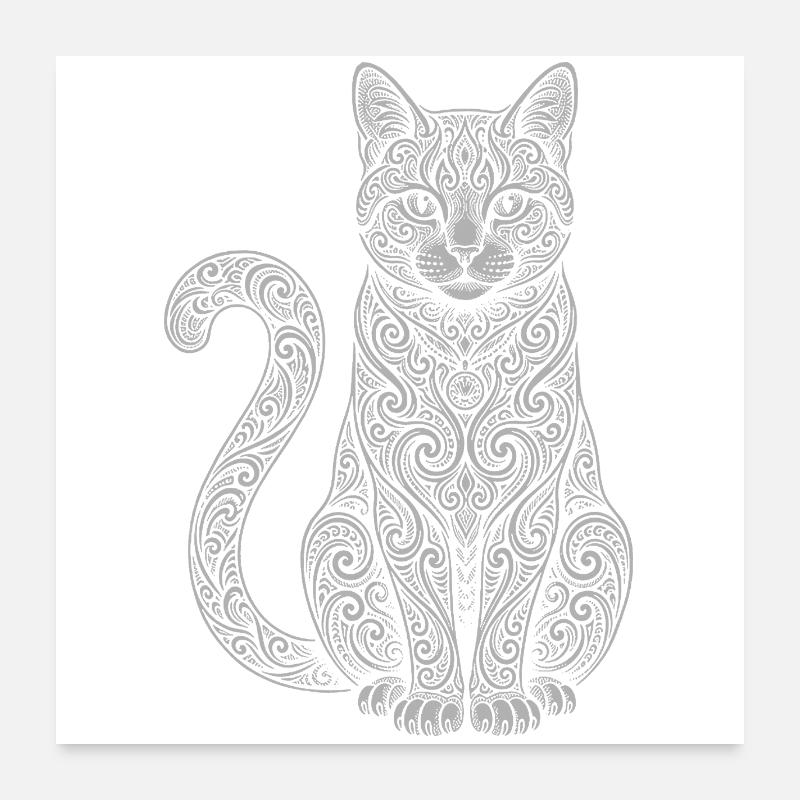 chat Poster 60 x 60 cm