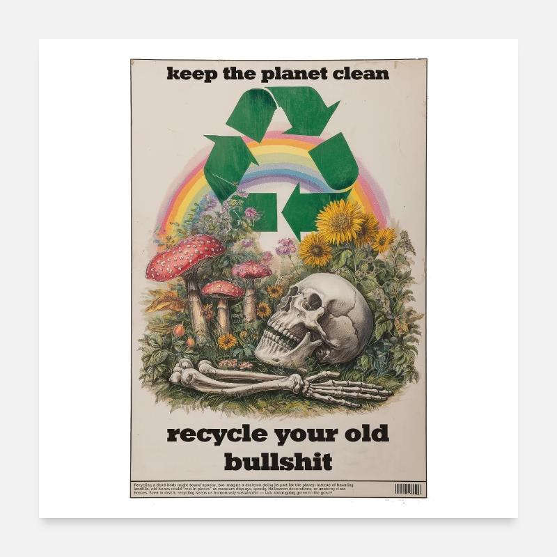 Recycle it! Poster 24" x 24" (60x60 cm)