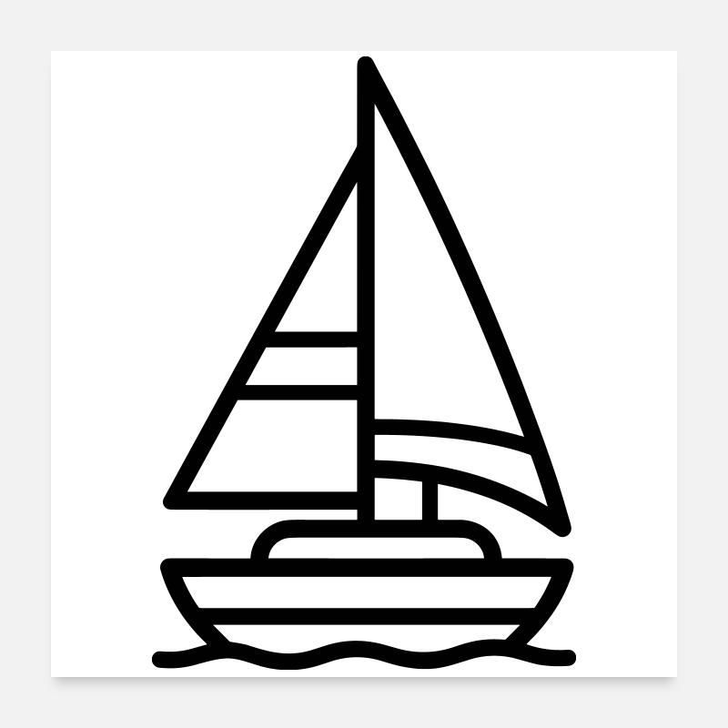 sailing ship Poster 24" x 24" (60x60 cm)