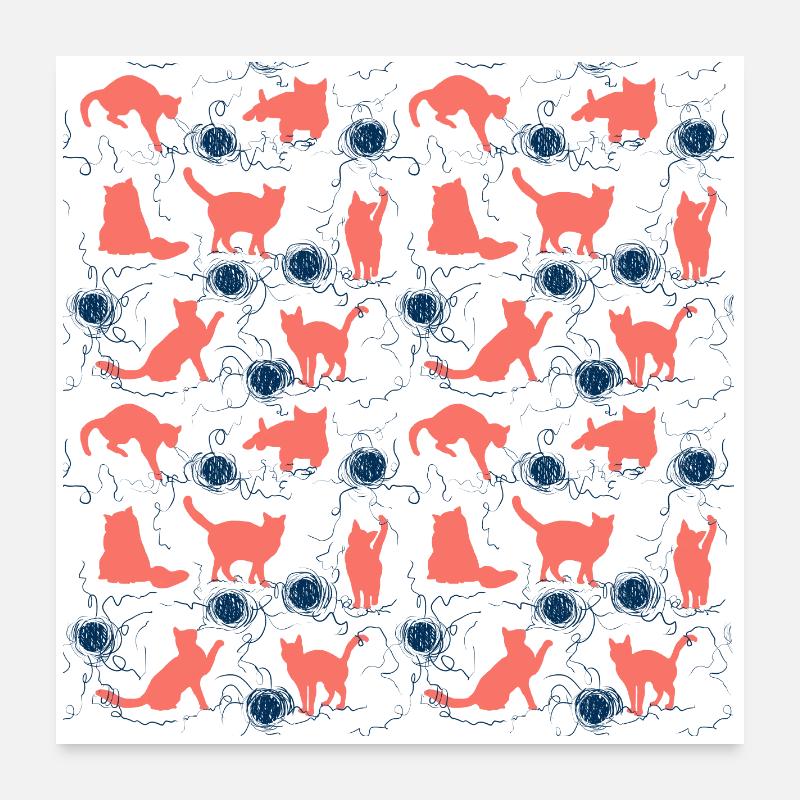 chatons de corail Poster 60 x 60 cm