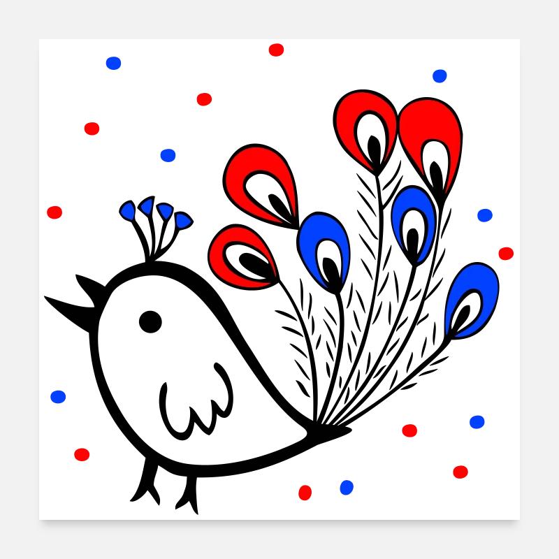 Carnival, Carnival, Sparrow Poster 24" x 24" (60x60 cm)