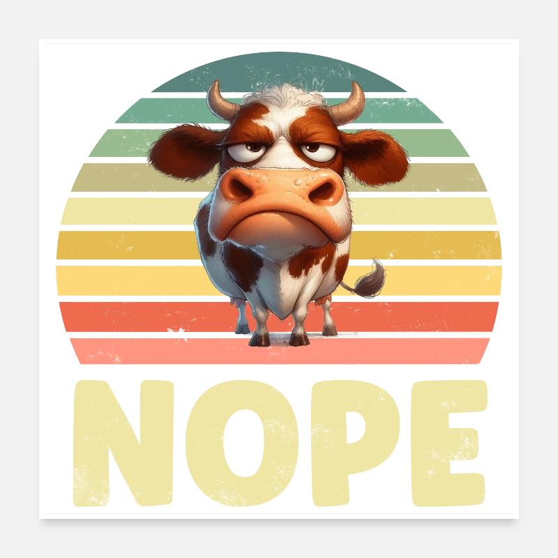 Cow Cows Poster 24" x 24" (60x60 cm)