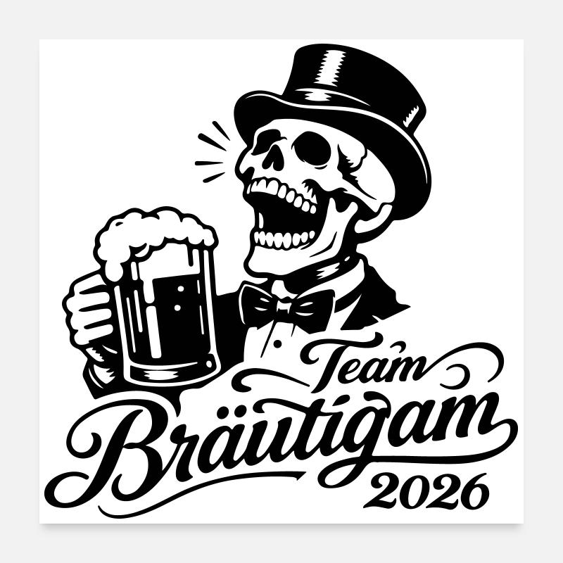 Team Bräutigam 2026 Poster 60x60 cm