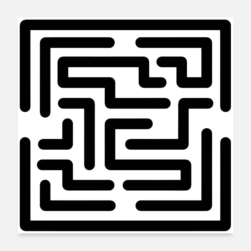 escape game Poster 60 x 60 cm