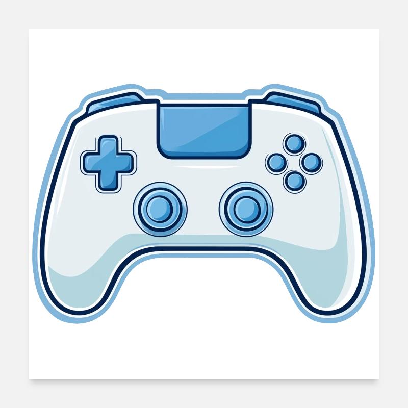 Video Game and Fun to Play - Player Gift Poster 24" x 24" (60x60 cm)
