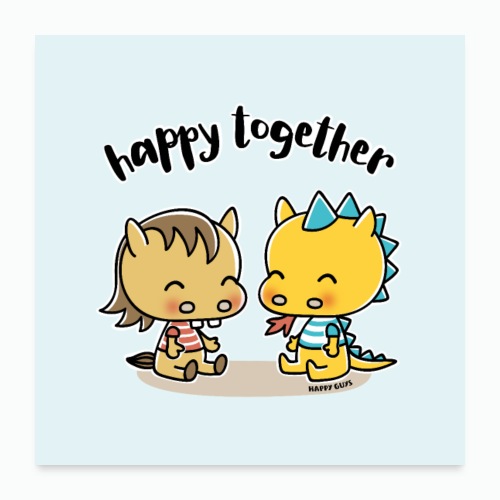 Happy Together - Poster 60x60 cm