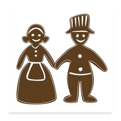 Gingerbread, gingerbread... - Poster 60x60 cm