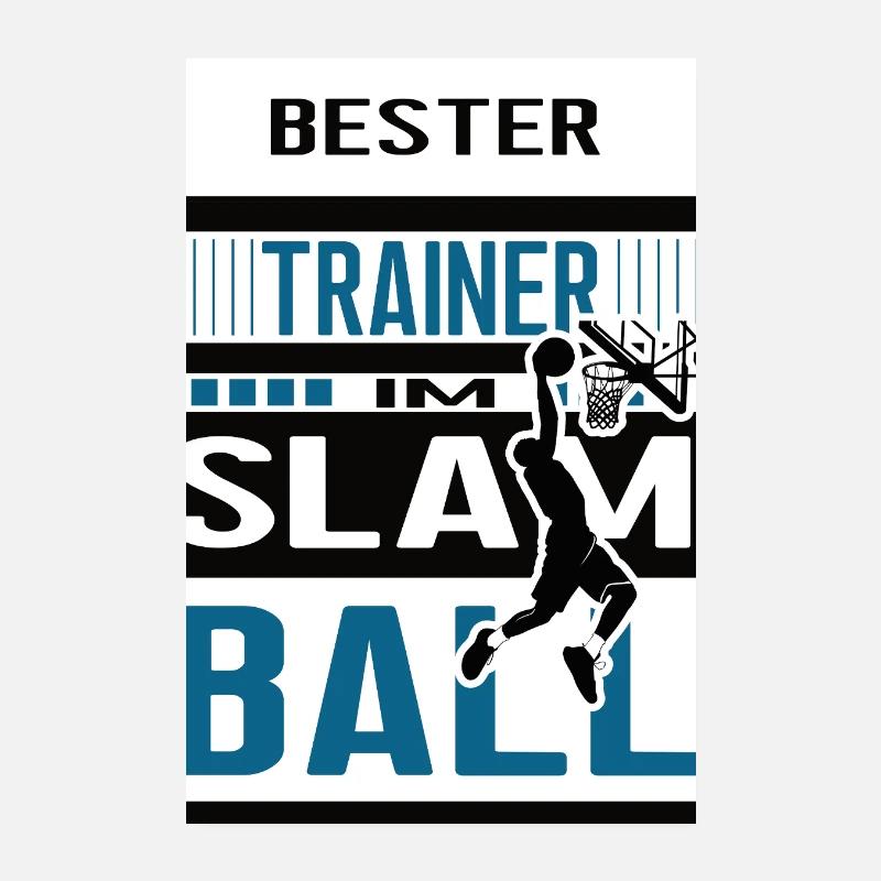 Slamball Trainer Bester Slamballtrainer Coach Poster 20x30 cm