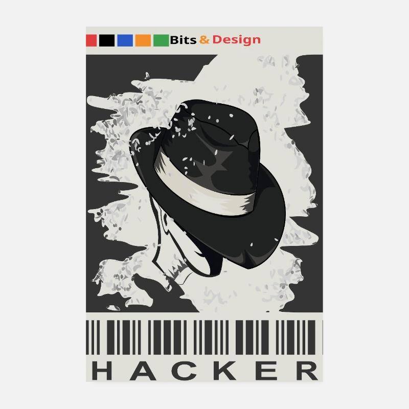 Hacker gesucht Poster 20x30 cm