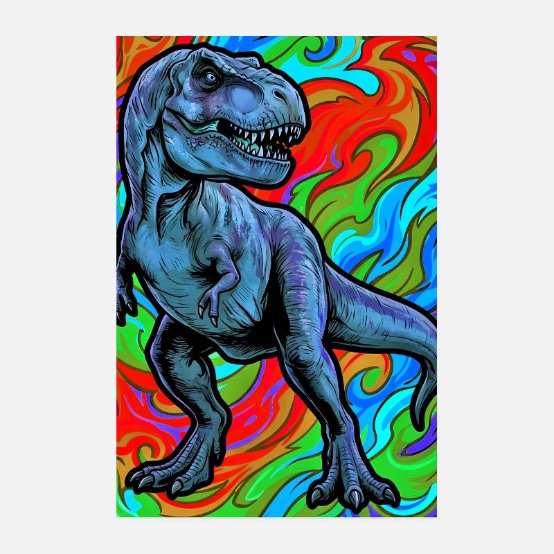 Dinosaurier Poster 20x30 cm