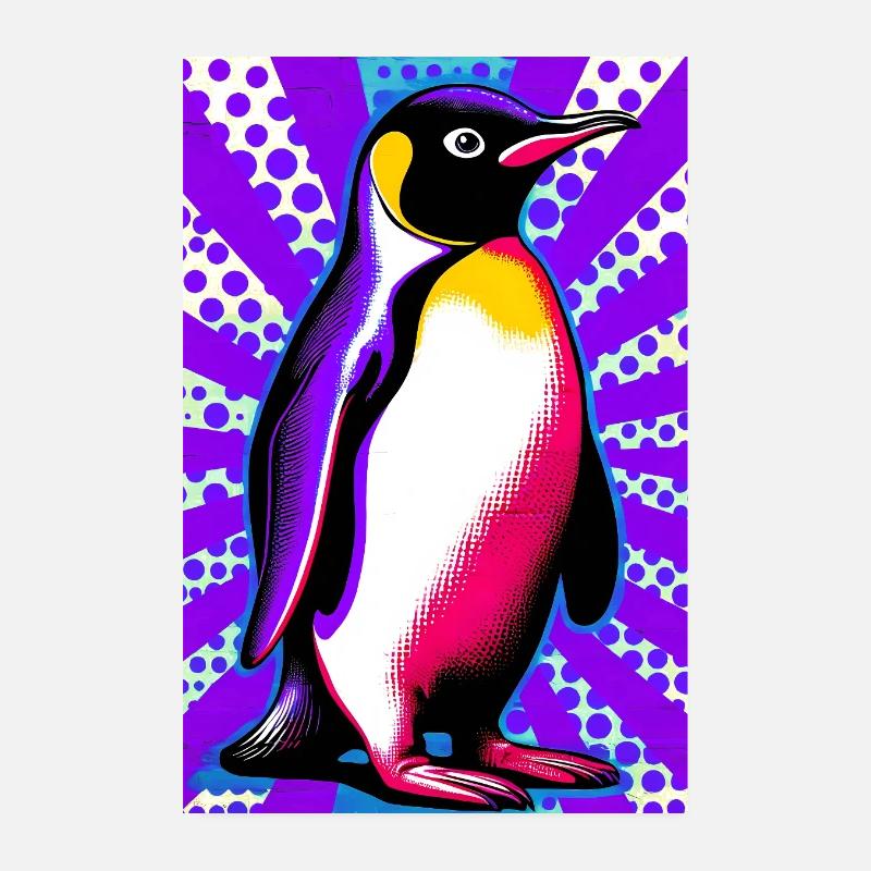 pingouin Poster 20 x 30 cm