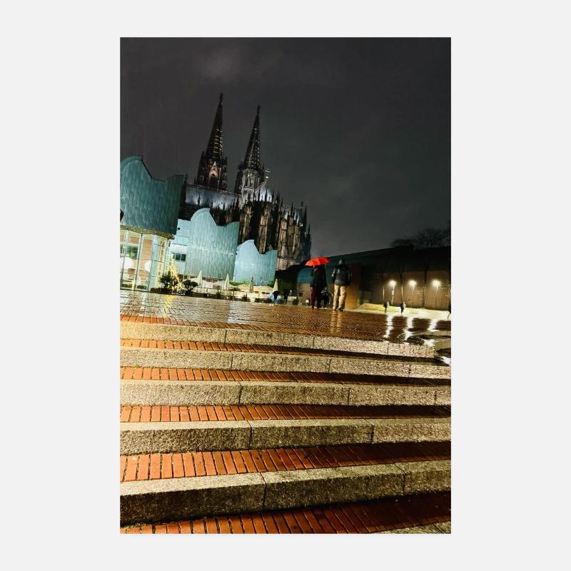 Cologne Cathedral Poster 8" x 12" (20x30 cm)