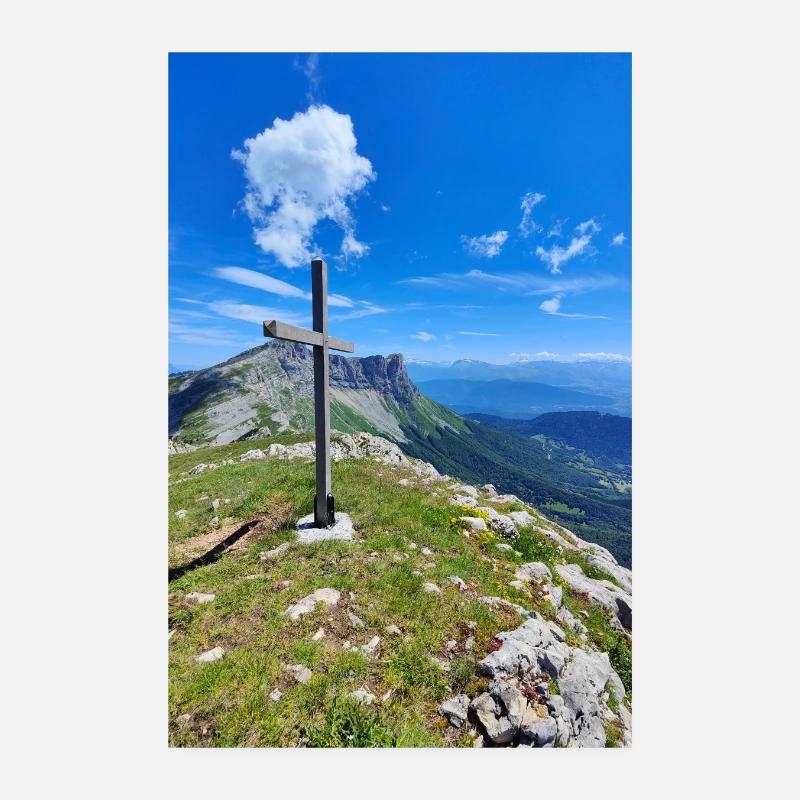 Rocher de la Balme dans le Vercors Poster 20 x 30 cm