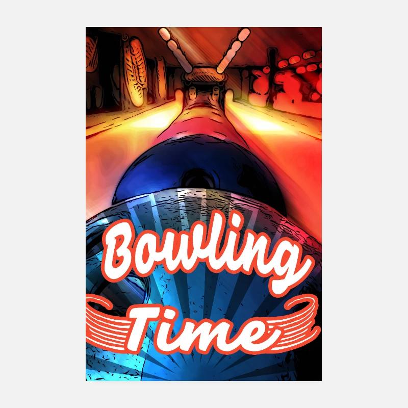 Its Bowling Time Poster 20x30 cm