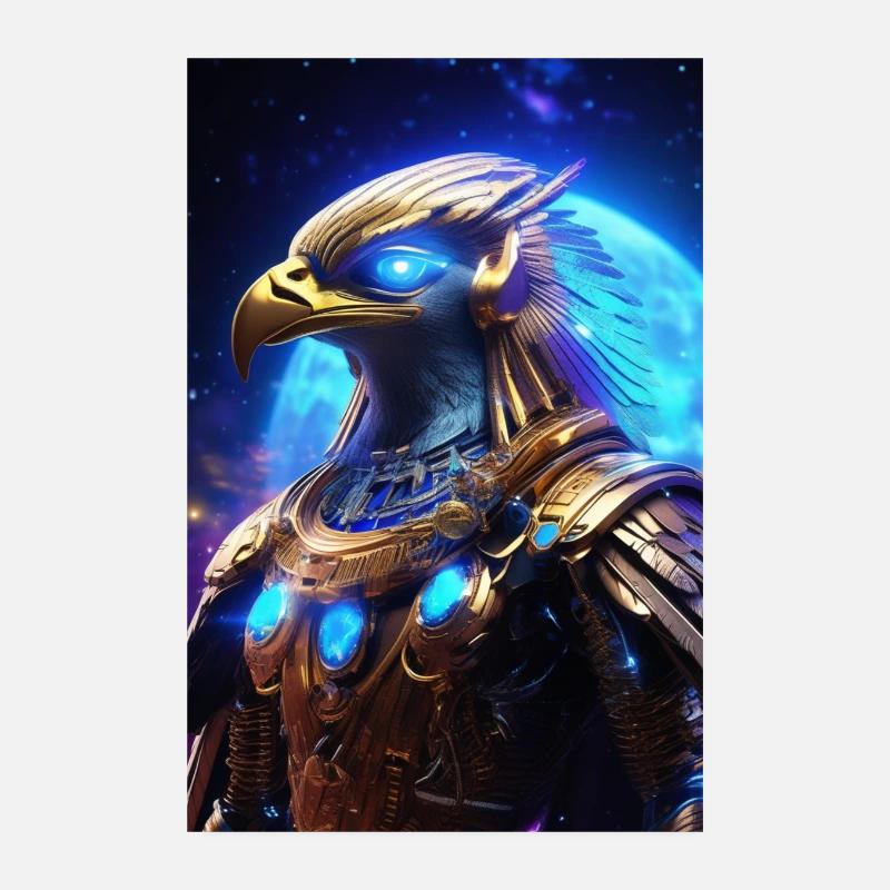 Horus – Le Faucon Céleste Poster 20 x 30 cm