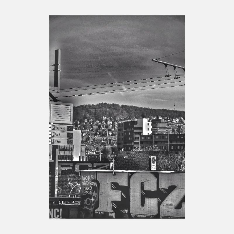 Zurich partout Poster 20 x 30 cm