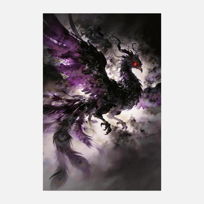 Der dunkle Phönix: Aufstieg der Dunkelheit - Poster 20x30 cm - Weiß