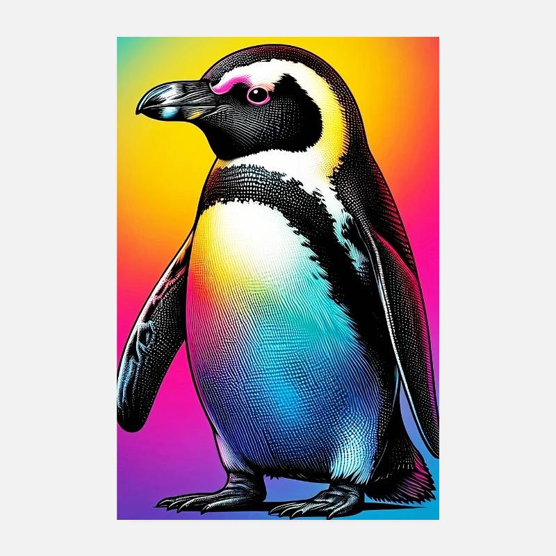 pingouin Poster 20 x 30 cm