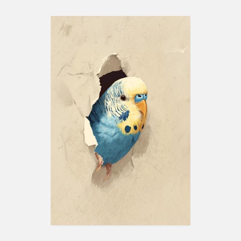 Wellensittich Poster 20x30 cm