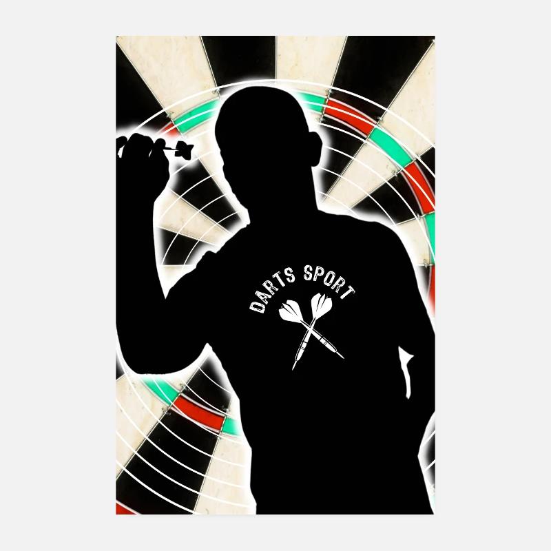 Sports de fléchettes Poster 20 x 30 cm