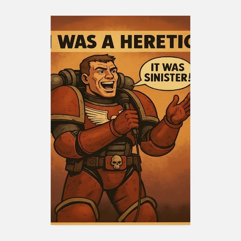 Held der Ketzer – It Was Sinister Poster 20x30 cm