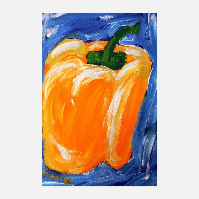 Le poivre orange dans l’expressionnisme Poster 20 x 30 cm
