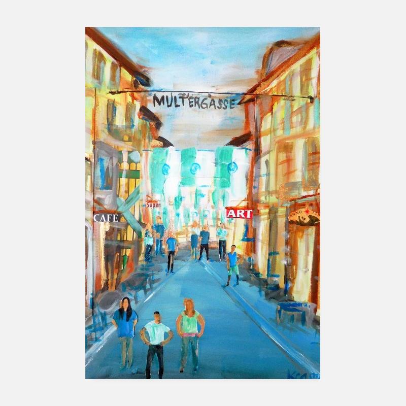 Multergasse Poster 20 x 30 cm