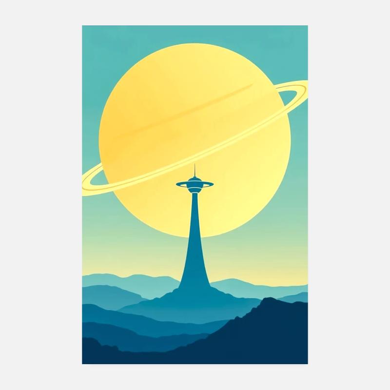 Un nouvel âge de l’espace a commencé Poster 20 x 30 cm