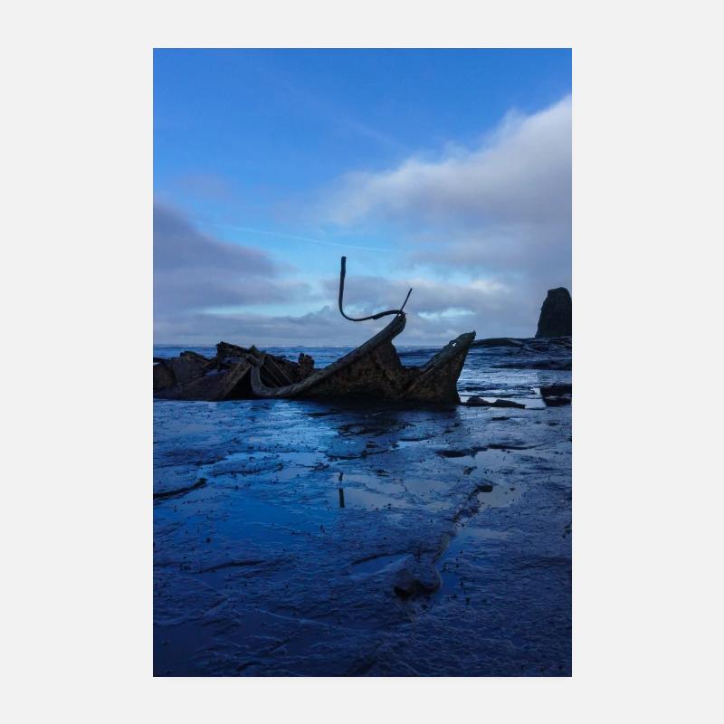 Shipwreck Poster 8" x 12" (20x30 cm)