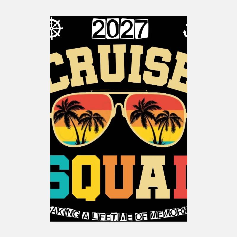 Équipe de croisière Palm Sunset 2027 Poster 20 x 30 cm
