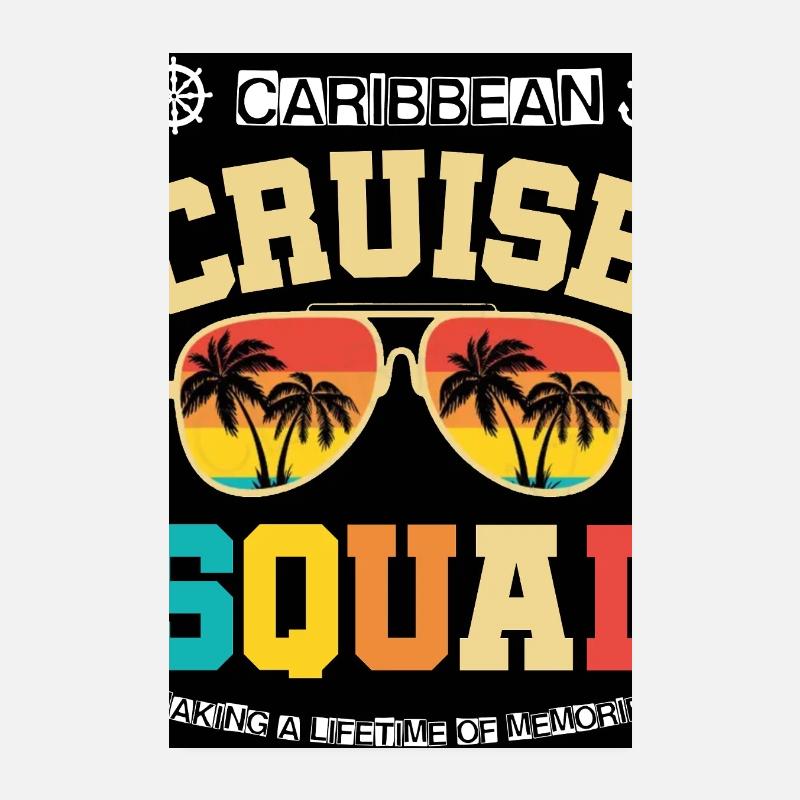 Équipe de croisière dans les Caraïbes Poster 20 x 30 cm