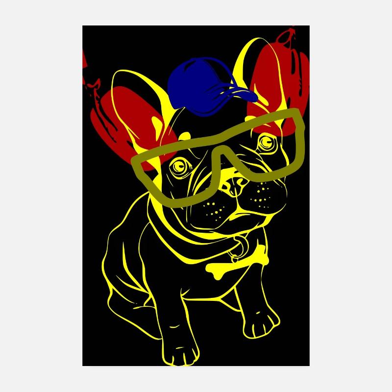 bulldog Poster 20 x 30 cm