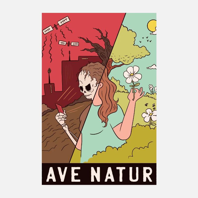 Save Nature (écologie) Poster 20 x 30 cm