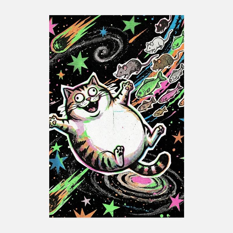 Univers de Crazy Kitten Poster 20 x 30 cm