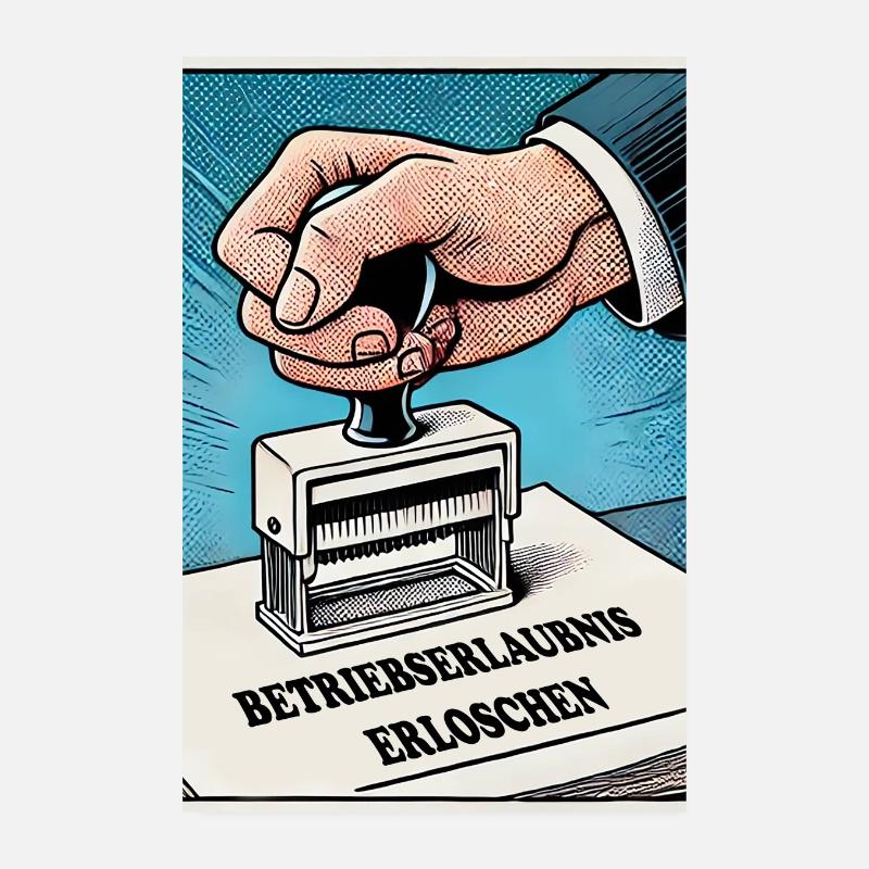 Operating licence expired! For tuning freaks Poster 8" x 12" (20x30 cm)