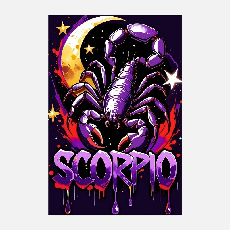 Scorpio Poster 8" x 12" (20x30 cm)