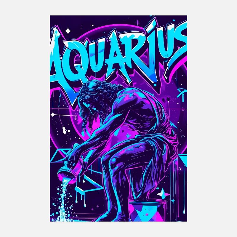 Verseau Poster 20 x 30 cm